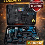 Aku set 5 mašina + 4 baterije + dodaci