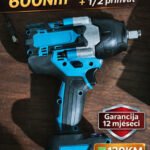 Aku udarni odvijač 600Nm, 1/2 prihvat