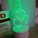 BLACK FRIDAY! 3D rgb lampa medo (7 boja)
