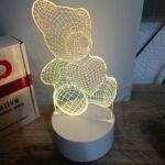 BLACK FRIDAY! 3D rgb lampa medo (7 boja)