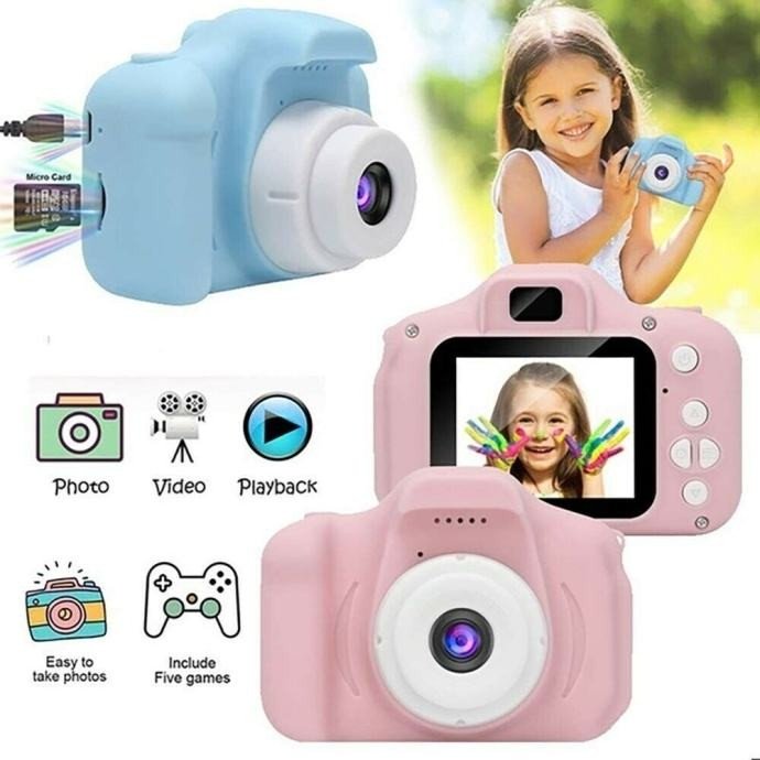 Dječiji fotoaparat (plava / zelena boja)