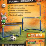 Dječiji SPORT SET 2u1 gol-kiš