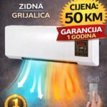 Električna zidna grijalica sa daljinskim 2000w