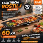 Električni roštilj 70cm RAF R.5414