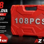 Gedore set nasadnih ključeva i bitova 108 dijelova