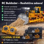 Igračka RC Buldožer 9CH na baterije