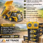 Igračka RC Demper / dumper / kamion 9CH na daljinski