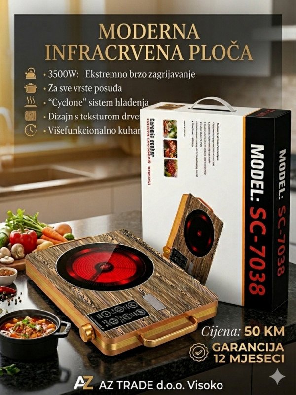 Silver Crest Indukciona plata / rešo 3500W