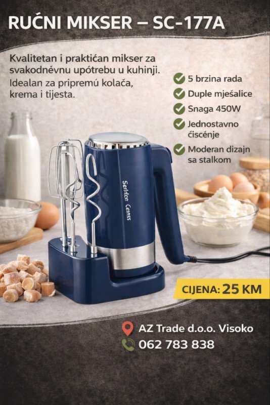 Silver Crest RUČNI MIKSER SC 177A