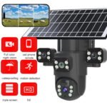 Solarna WIFI kamera sa 3 objektiva (3x5MPx)