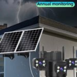Solarna WIFI kamera sa 3 objektiva (3x5MPx)
