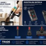 Štapni usisivač V10 MAX Snaga 650W koja čisti bez kompromisa