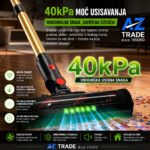 Štapni usisivač V10 MAX Snaga 650W koja čisti bez kompromisa