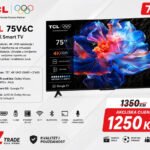 TCL 75V6C 75" 4K Smart TV Google TV