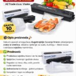 Vakum aparat za pakovanje hrane vakumiranje