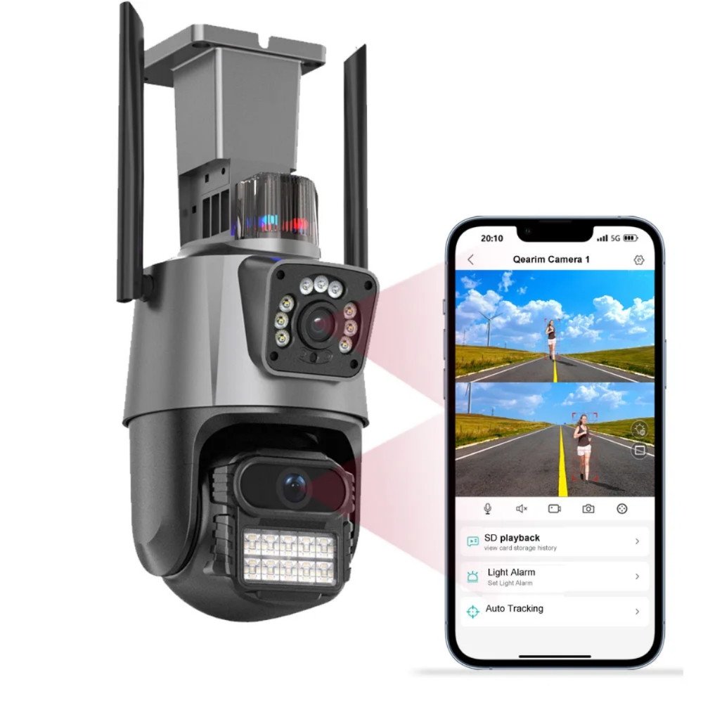 Wifi kamera dvije glave 4+4Mpx