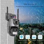 Wifi kamera dvije glave 4+4Mpx