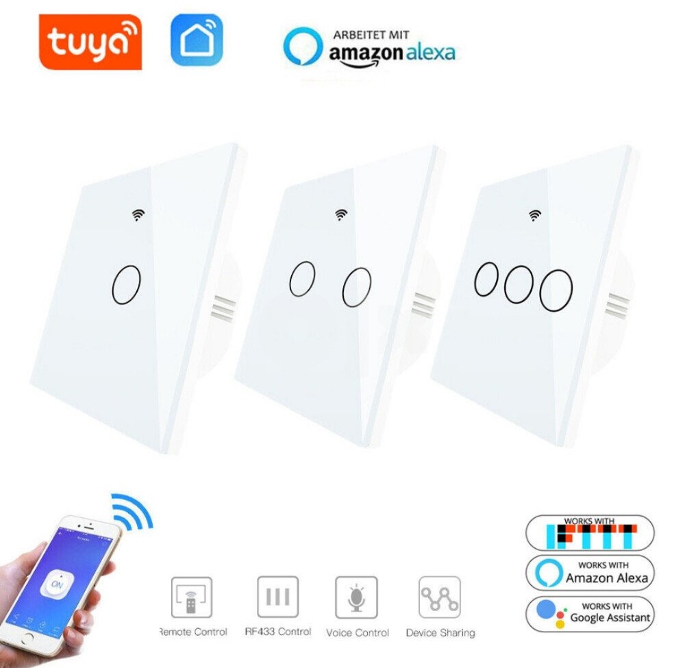 Wifi touch / na dodir prekidači 3 pola