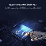 ANDROID PROJEKTOR A10, GRATIS PLATNO 72 INČA