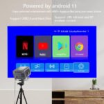 ANDROID PROJEKTOR A10, GRATIS PLATNO 72 INČA
