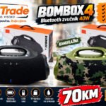 BOMBOX 4, Bluetooth zvučnik 40W Snažan zvuk, moderan dizaj